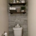 Guest Bathroom With Toilet Closet Makeover