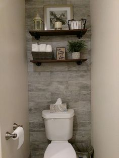 Guest Bathroom With Toilet Closet Makeover