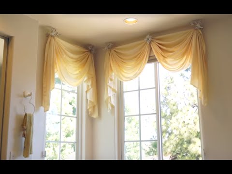 Bathroom Window Curtains: Bathroom Decorating Ideas for the Master Bath |  Galaxy-Design Video #122 - YouTube