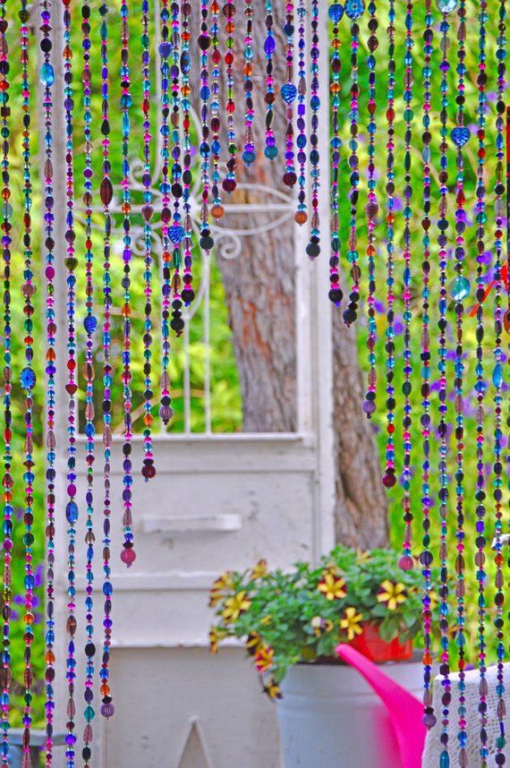 Colorful Hanging Door Beads-bead curtain-Glass Beaded Curtain-colorful  Glass Beaded Suncatcher-outdoor beaded door curtain-beaded glass curtain  Glass can be