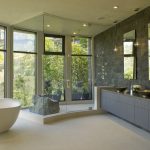 beautiful modern master bathrooms. comfortable contemporary master bathrooms  on bathroom with modern style features lava rock and view beautiful o
