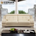 beautiful korean sectional provicial leather sofa with stainless