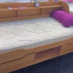 Almeria Oak Storage Bed Frame With Drawers And Shelves