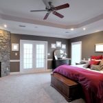 High windows to balance room design, create bright space and raise ceiling