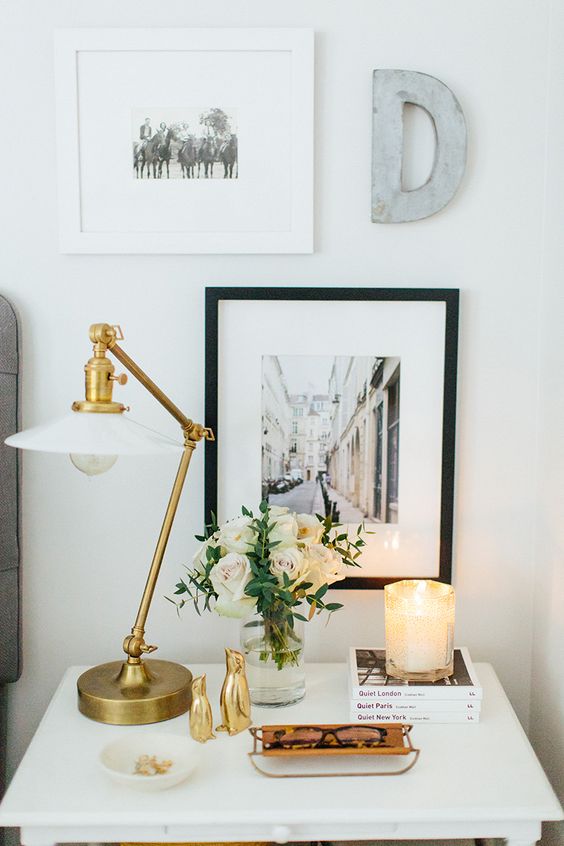 Easy tips on how to style your nightstand and create a warm vignette in any  bedroom