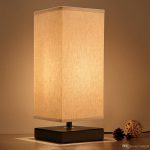 2019 Bedside Table Lamp Minimalist Solid Wood Table Night Light Bedside  Desk Lamp Simple Desk Lamps Round Nightstand Lamp With Fabric Shade From  Cnmall,