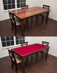 Gaming Table Gaming Table Diy, Poker Table Diy, Puzzle Table, Table Games,