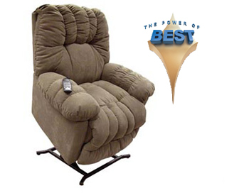 Best Power Lift Fabric Chair