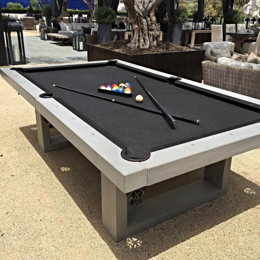 They sell outdoor pool tables out of concrete! #Backyard #FlippingVegas  #ZumaFarms