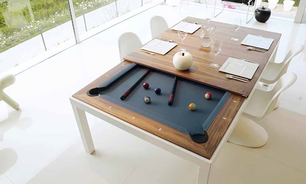 Traveller Location : Fusion Pool Table And Dining Table : Convertible Pool Table :  Sports & Outdoors