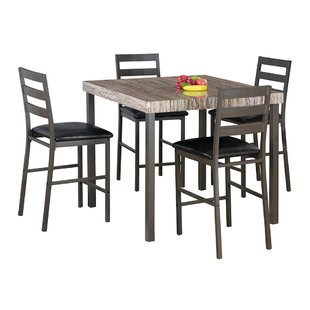 Cora 5 Piece Bistro Dining Set