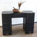 Black Desk With Drawers On Both Sides | Home Design Ideas