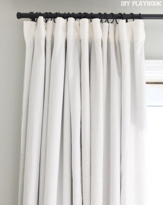 How to Make No Sew Black-Out Curtains | Home | Curtains, Bedroom