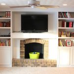 Floor To Ceiling Built In Bookcase Around Fireplace And Wall Mounted Tv, 15  Inspiring Designs