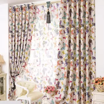 Butterfly Window Curtains for Living room Bedroom Kids Modern