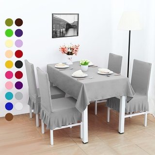 Shop 4Pcs Stretch Dining Room Chair Covers Seat Protector - On Sale - Free  Shipping On Orders Over $45 - Traveller Location - 22650701