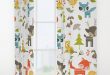 Animals Curtains, Woodland Animals Window Curtains, Animals Drapes, Kids  Curtain, Forrest Curtain, Curtain Panels, Childrens curtains, woods