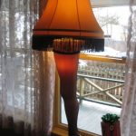 A Christmas Story House: Leg lamp in the front window