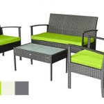 Patio Furniture Sets Clearance Outdoor Set Small Rattan Wicker Chairs  Backyard Porch Furniture W/ Extra