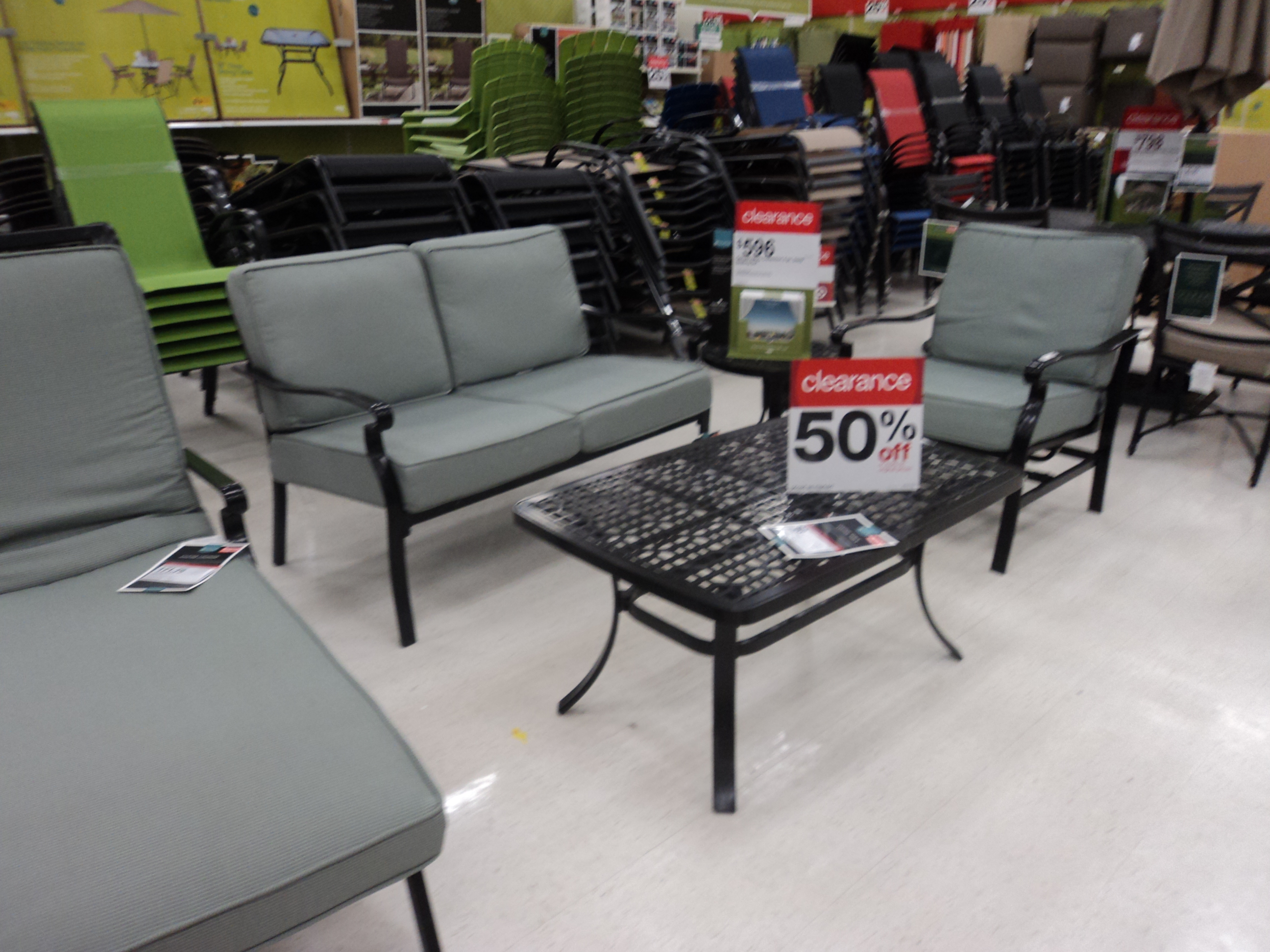 Taking deal advantage with modern  clearance patio furniture sets