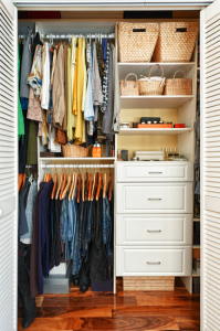Some find it more difficult than others to constantly clean and organize a  closet. It becomes even more difficult when you have a small house and