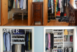 Master Bedroom Closet Makeover Before and After