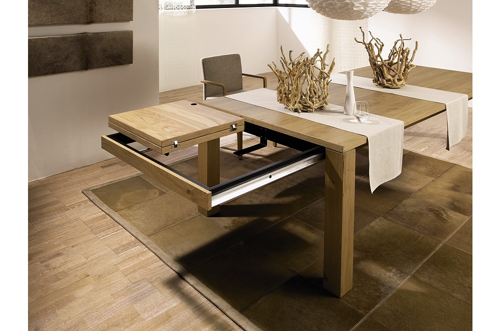 Dining Tables, %: amusing modern expandable dining table