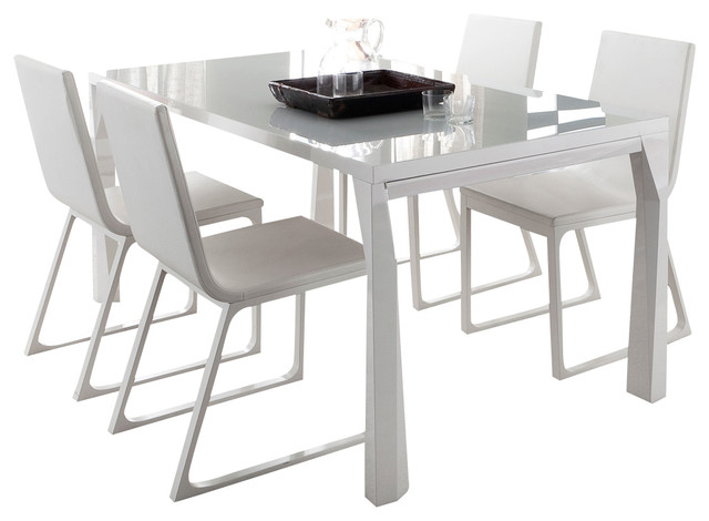 Sapphire Prisma Extendable Dining Table - Modern - Dining Tables - by Inmod