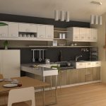 Kitchen Design, Engaging Modern Kitchen Cabinets Combining With