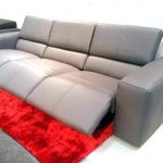 grey leather reclining sofa top sectional modern in furniture of bonde .