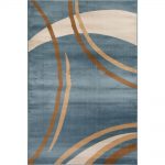 This review is from:Contemporary Modern Wavy Circles Blue 5 ft. x 7 ft.  Indoor Area Rug