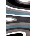 This review is from:Abstract Contemporary Modern Blue 8 ft. x 10 ft. Indoor Area  Rug