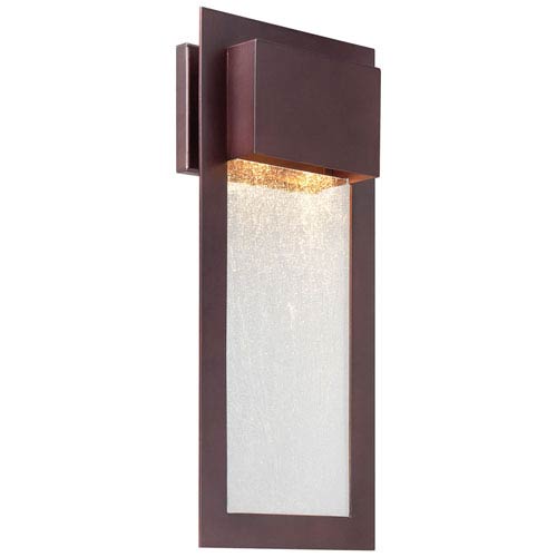 Vernon Bronze 20-Inch Two-Light Outdoor Wall Mount