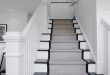 Contemporary Staircase with 5060-31 Contemporary Style S4S Baluster