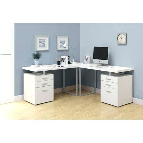 White Contemporary Desk Contemporary Writing Desk Computer Desk