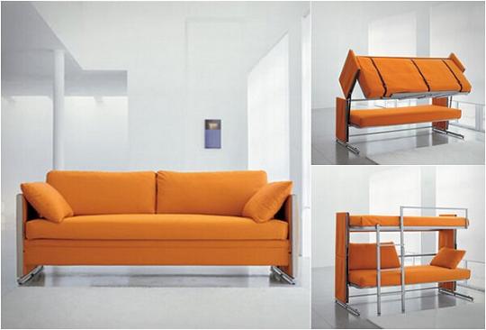 convertible bunkbed couch cool