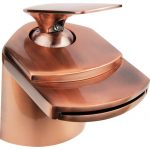 Antique Copper Waterfall Bathroom Faucet - Transitional - Bathroom