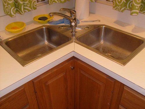 Choose an amazing corner kitchen
  sink  cabinet to complement your home
  design