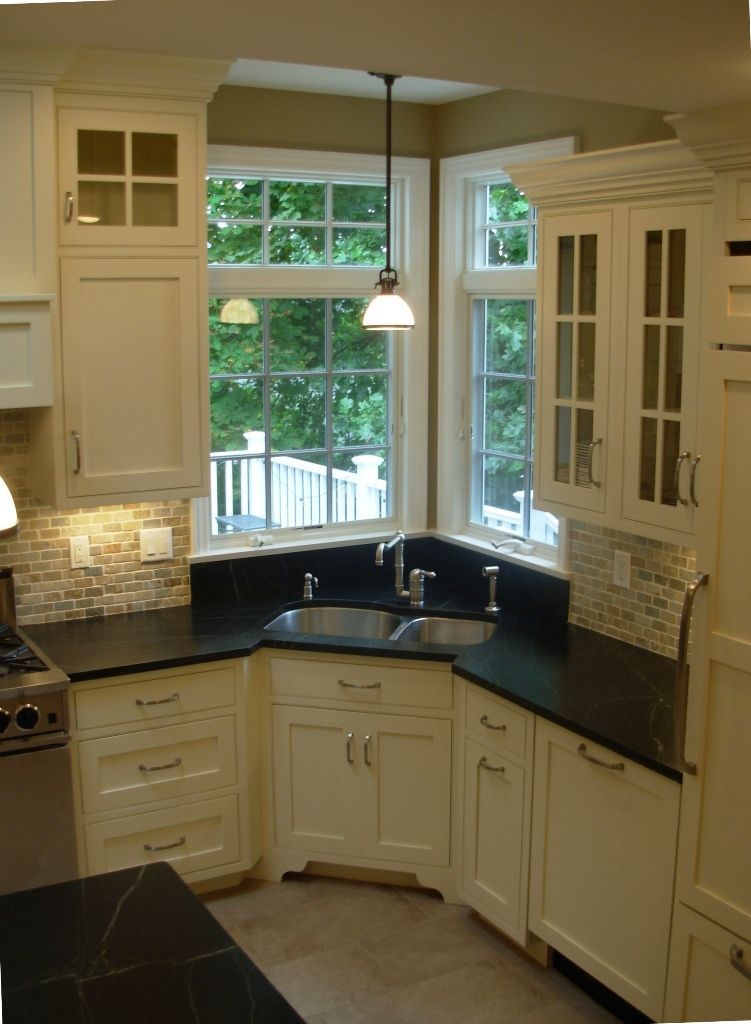 Finally - Final Kitchen Pictures #kitchensink #kitchenremodel  #kitchendesign #kitchenideas #cornerkitchensink