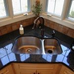 Corner kitchen sink cabinet designs
