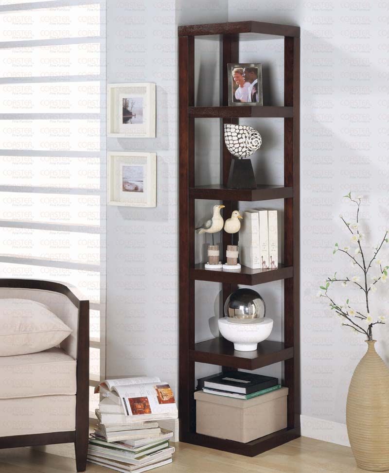 corner shelving instead of curio?