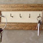 Distressed Key holder, Wall Mounted Key Hooks, Rustic Key Holder, Cottage  Decor,