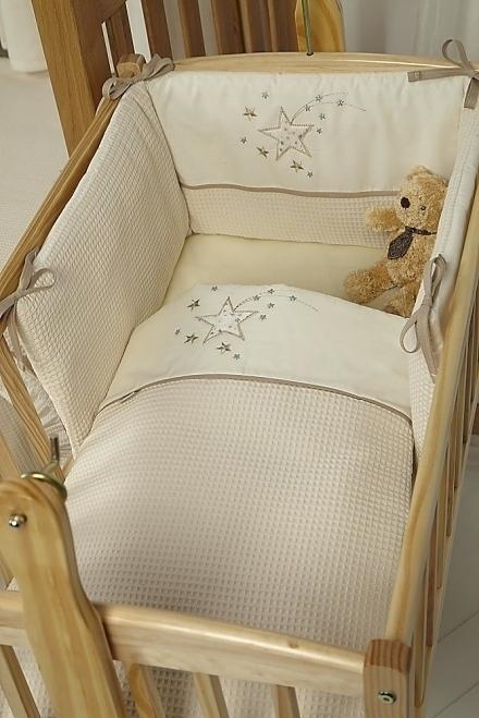 Cream nursery bedding sets for the
  little  ones come