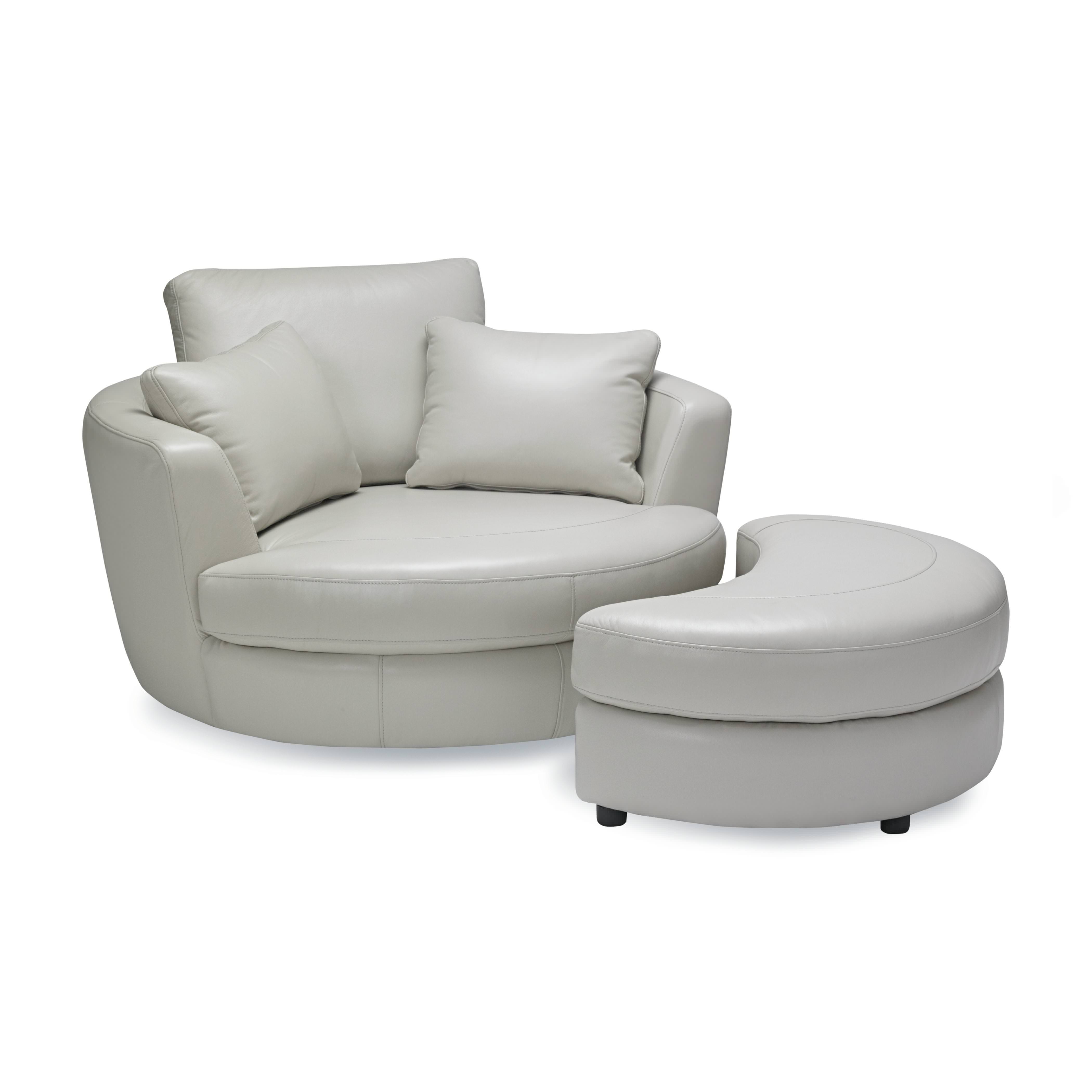 Comfort of cuddle chair with ottoman