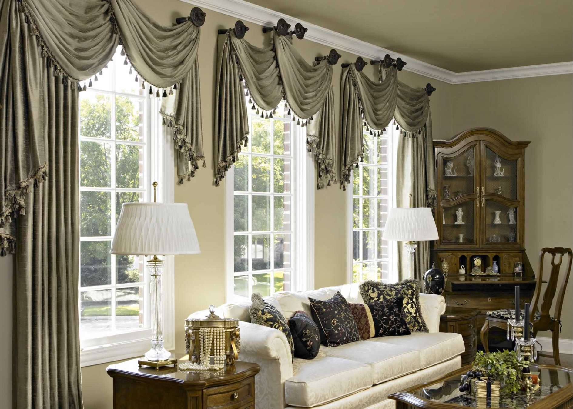 Window Treatments for Large Windows 15 Window Blinds and Curtains Living  Room Window Treatments