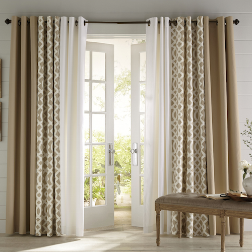 3 Coordinating Panelspatio door?? Living Room Decor Curtains, Livingroom