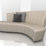 Ultra Modern Small Curved Sofa