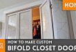 How To Make Custom Bifold Closet Doors // Woodworking