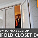 How To Make Custom Bifold Closet Doors // Woodworking