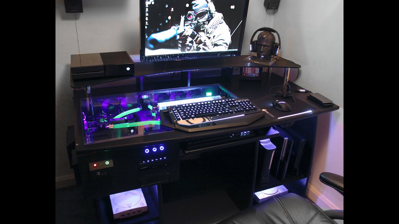 ULTIMATE Gaming PC Custom DESK Build Log